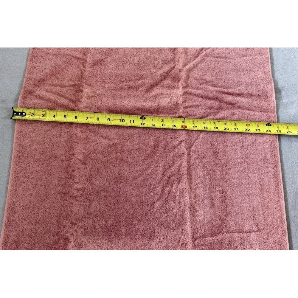 VTG Avanti 6 Piece Pink Decorative Towel Set Floral Jacquard Tassel Fringe